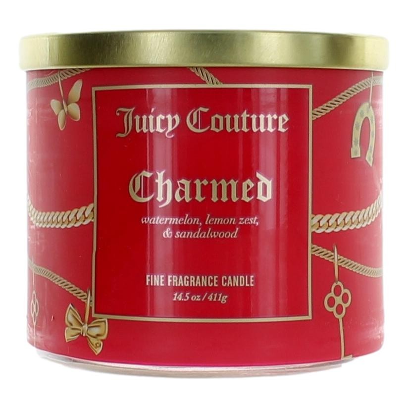 Juicy Couture 14.5 oz Soy Wax Blend 3 Wick Candle- Charmed - Pertinacia Perfume