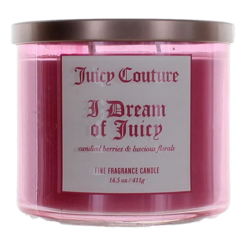 Juicy Couture 14.5 oz Soy Wax Blend 3 Wick Candle- I Dream Of Juicy - Pertinacia Perfume