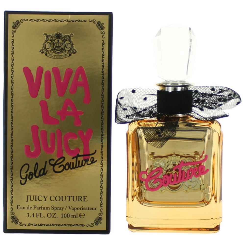 Viva La Juicy Gold Couture by Juicy Couture, 3.4 oz EDP Spray women - Pertinacia Perfume