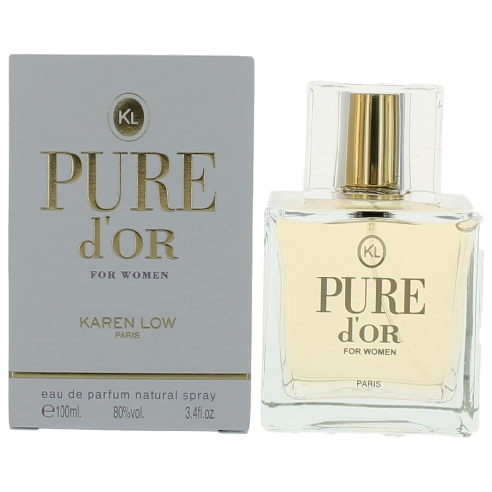 Pure D'or by Karen Low, 3.4 oz EDP Spray for Women - Pertinacia Perfume