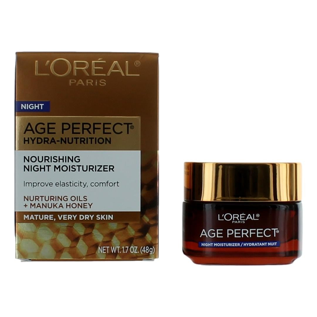 L'Oreal Age Perfect Hydra-Nutrition, 1.7oz Nourishing Night Moisturizer - Pertinacia Perfume
