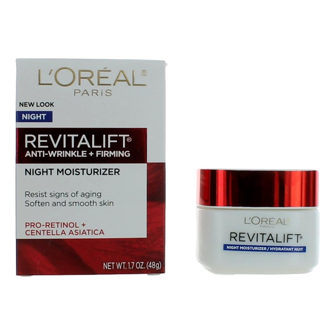 L'Oreal Revitalift Anti-Wrinkle + Firming by L'Oreal, 1.7oz Night Moisturizer - Pertinacia Perfume