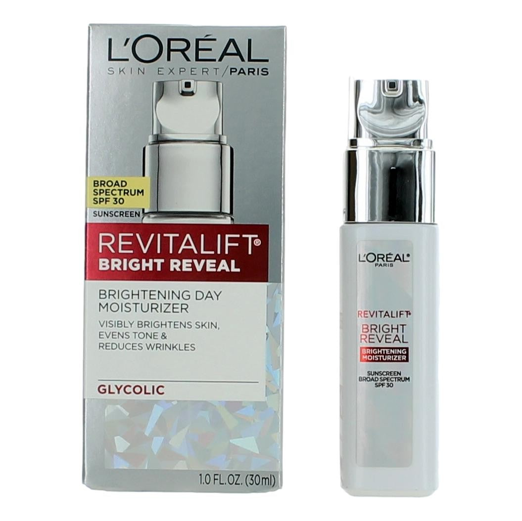 L'Oreal Revitalift Bright Reveal, 1oz Brightening Day Moisturizer SPF 30 - Pertinacia Perfume