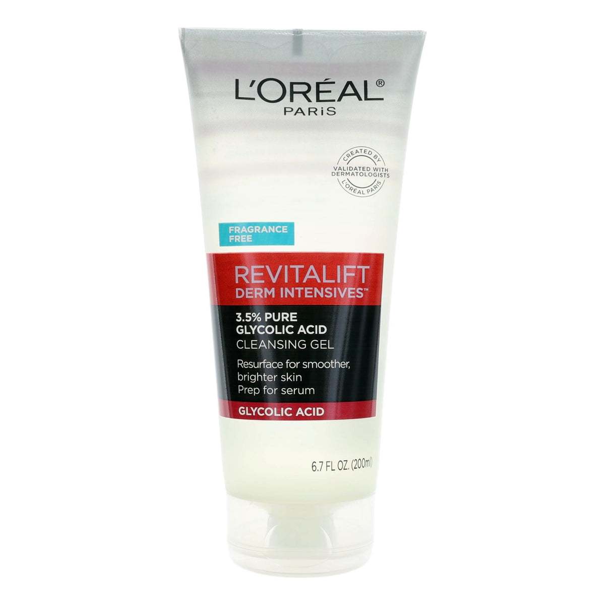 L'Oreal Revitalift Derm Intensives, 6.7oz 3.5% Pure Glycolic Acid Cleansing Gel - Pertinacia Perfume