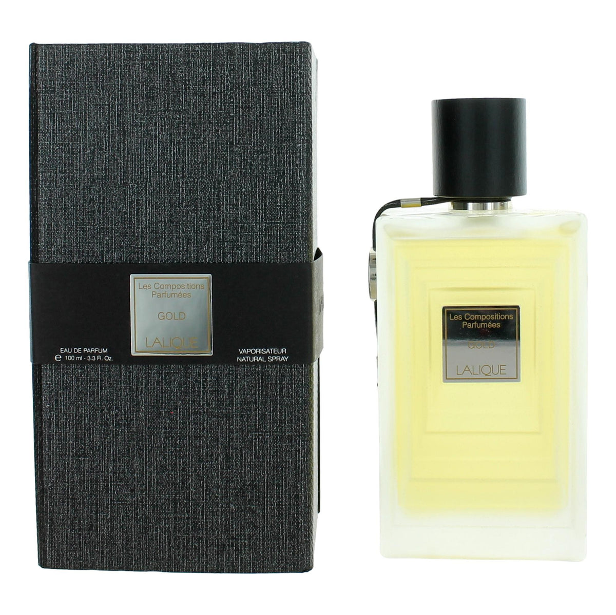 Lalique Les Compositions Parfumees Gold by Lalique, 3.3oz EDP Spray for Unisex - Pertinacia Perfume