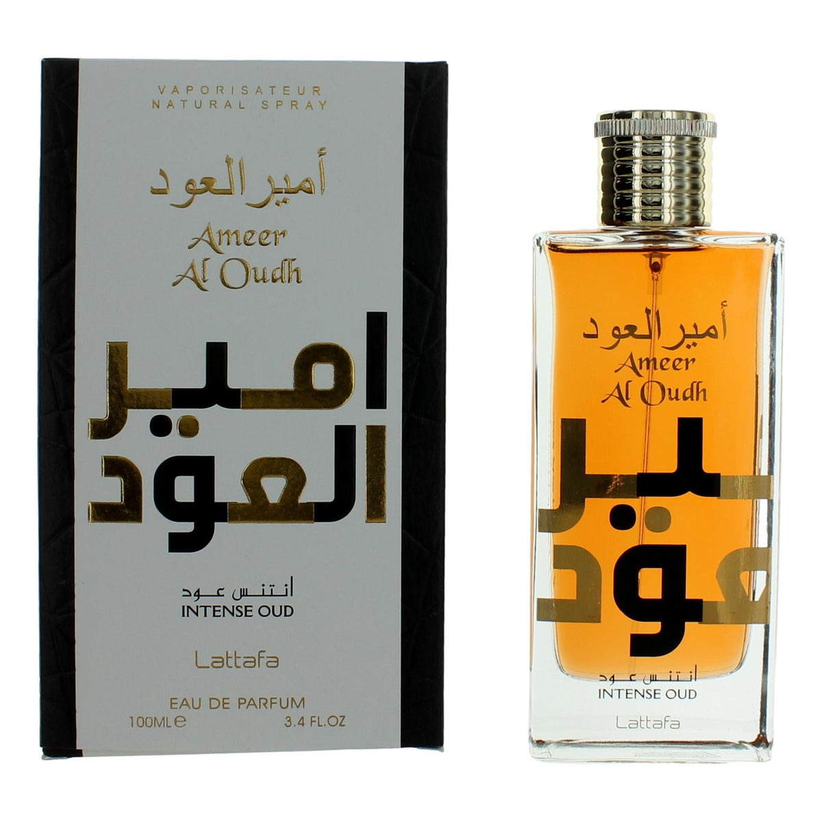 Ameer Al Oudh Intense Oud by Lattafa, 3.4 oz EDP Spray for Unisex - Pertinacia Perfume