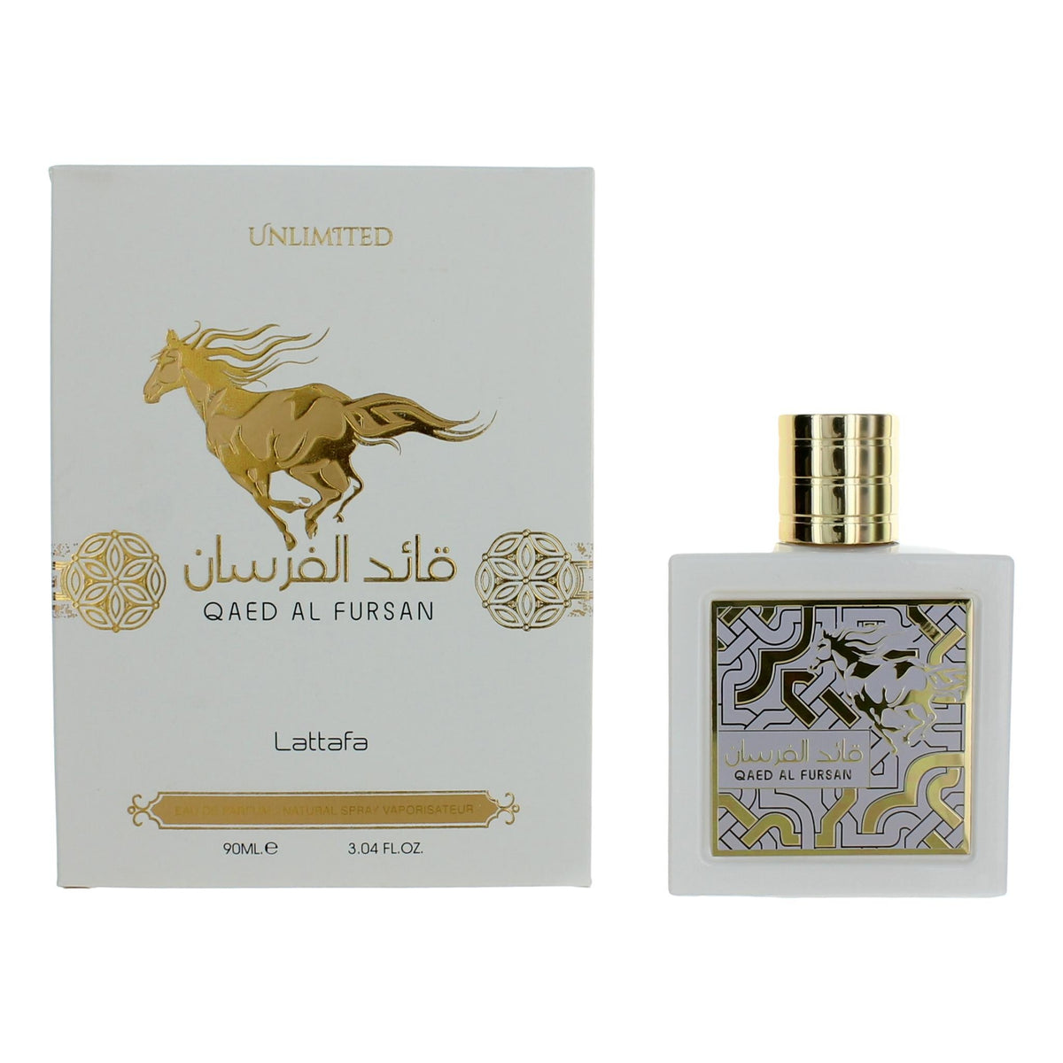 Qaed Al Fursan by Lattafa, 3.04 oz EDP Spray for Unisex - Pertinacia Perfume