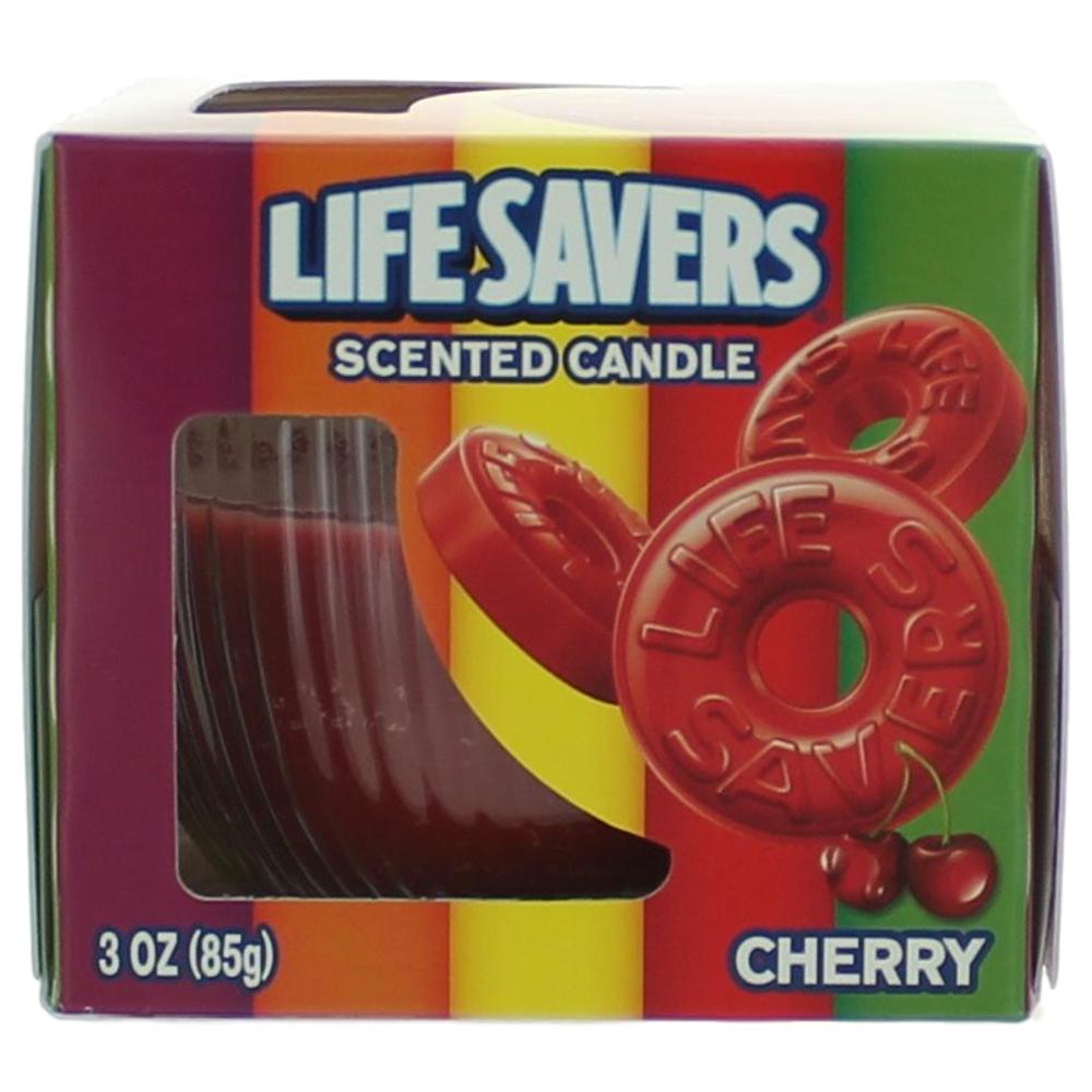 Life Savers Scented Candle 3 oz Jar - Cherry - Pertinacia Perfume