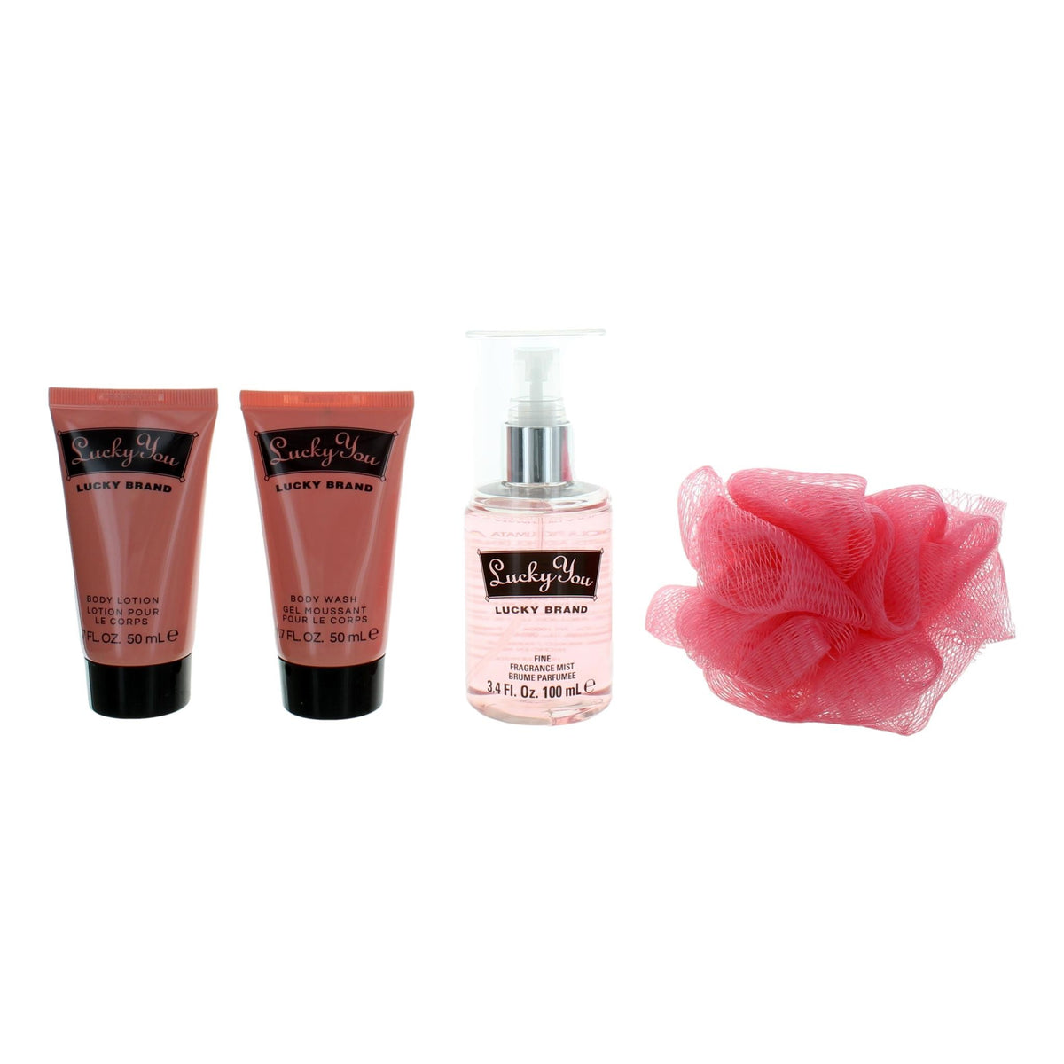 Lucky You by Lucky Brand, 4 Piece Gift Set for Women - Pertinacia Perfume