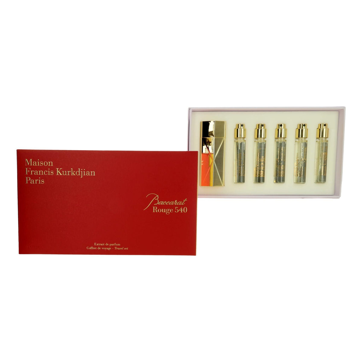 Baccarat Rouge 540, 5 Piece Extrait de Parfum Set women - Pertinacia Perfume