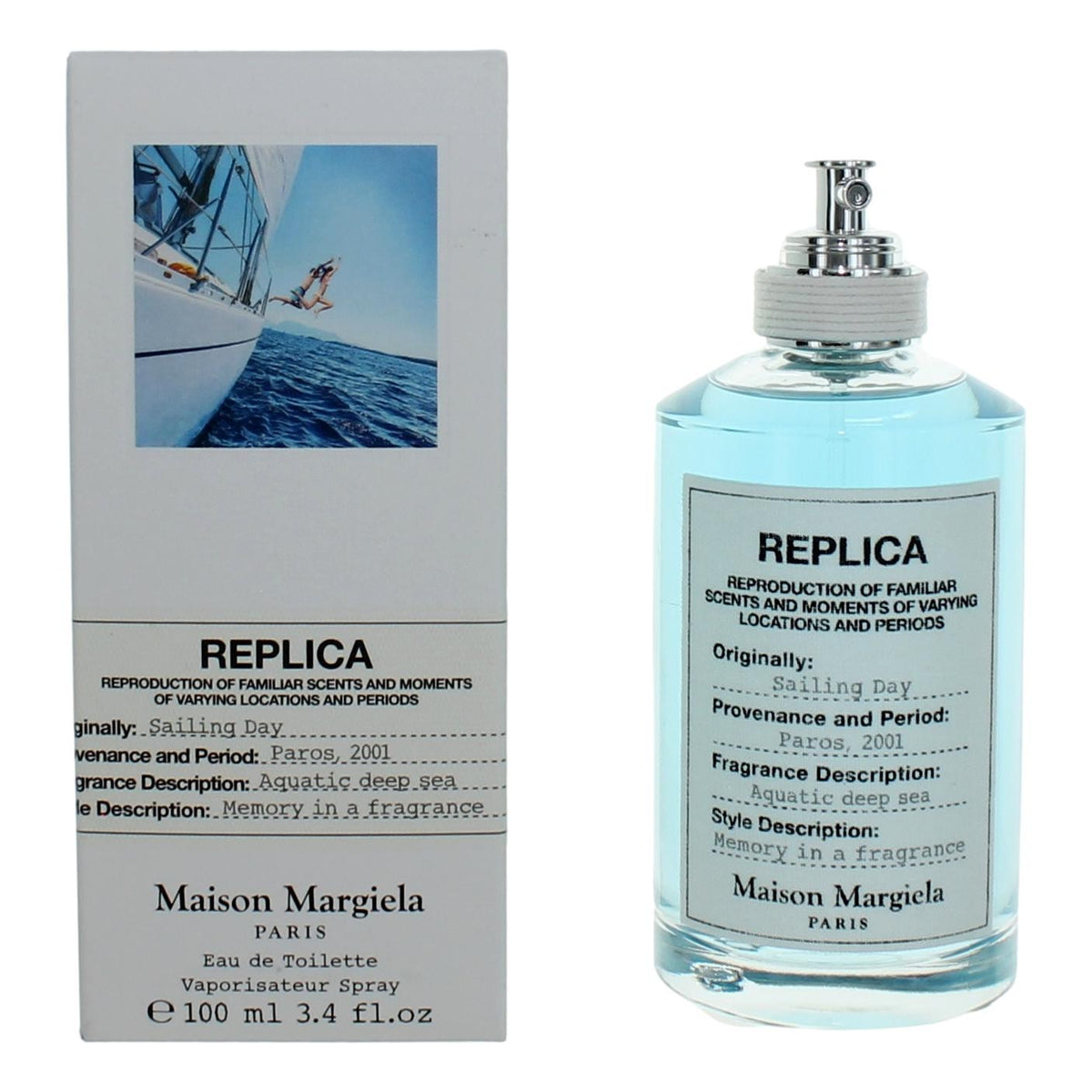 Replica Sailing Day by Maison Margiela, 3.4 oz EDT Spray for Unisex - Pertinacia Perfume