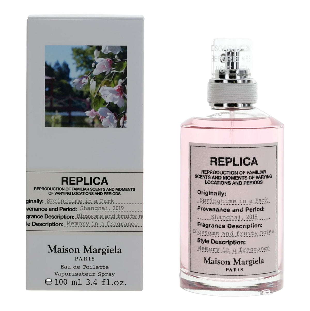Replica Springtime in a Park by Maison Margiela, 3.4oz EDT Spray for Unisex - Pertinacia Perfume