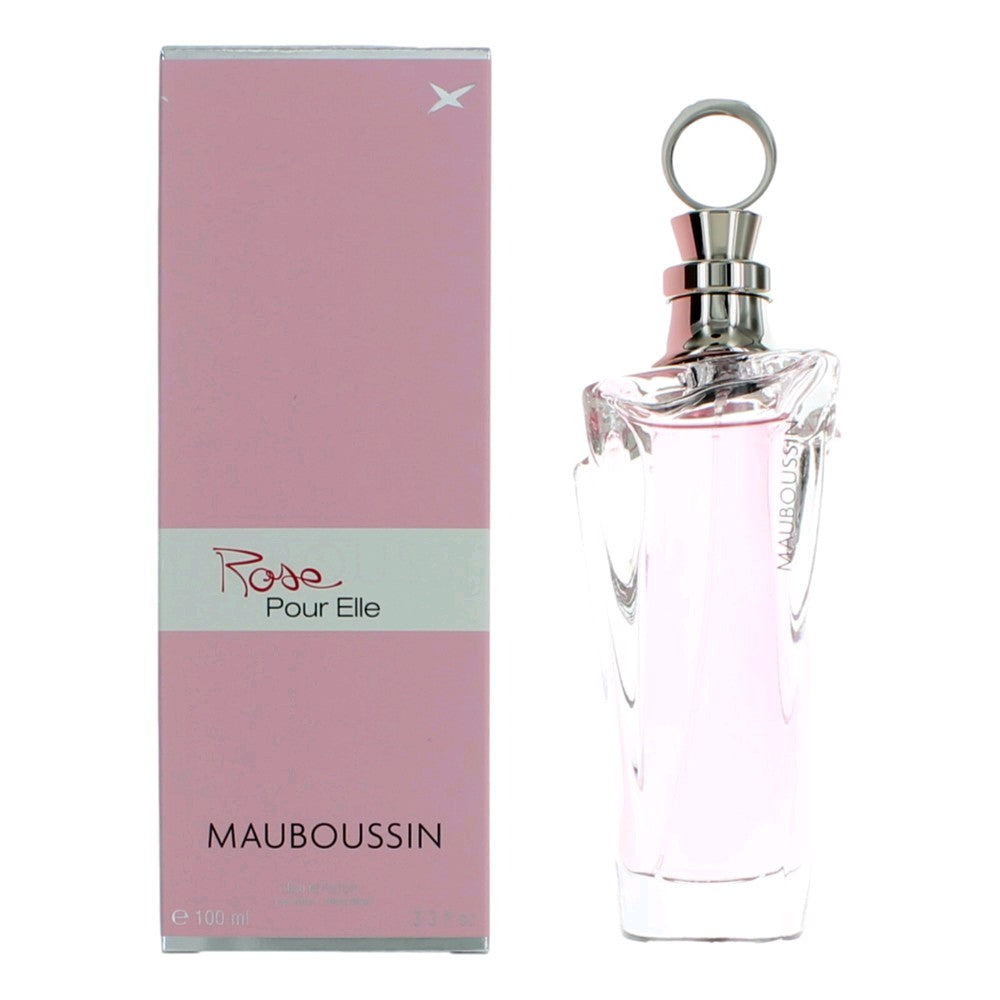 Mauboussin Rose Pour Elle by Mauboussin, 3.4 oz EDP Spray for Women - Pertinacia Perfume