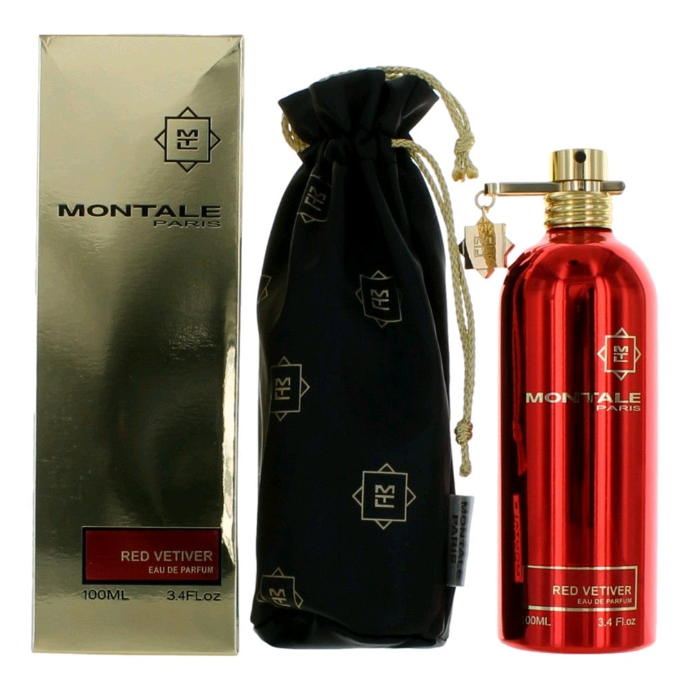 Montale Red Vetiver by Montale, 3.4 oz EDP Spray for Men - Pertinacia Perfume