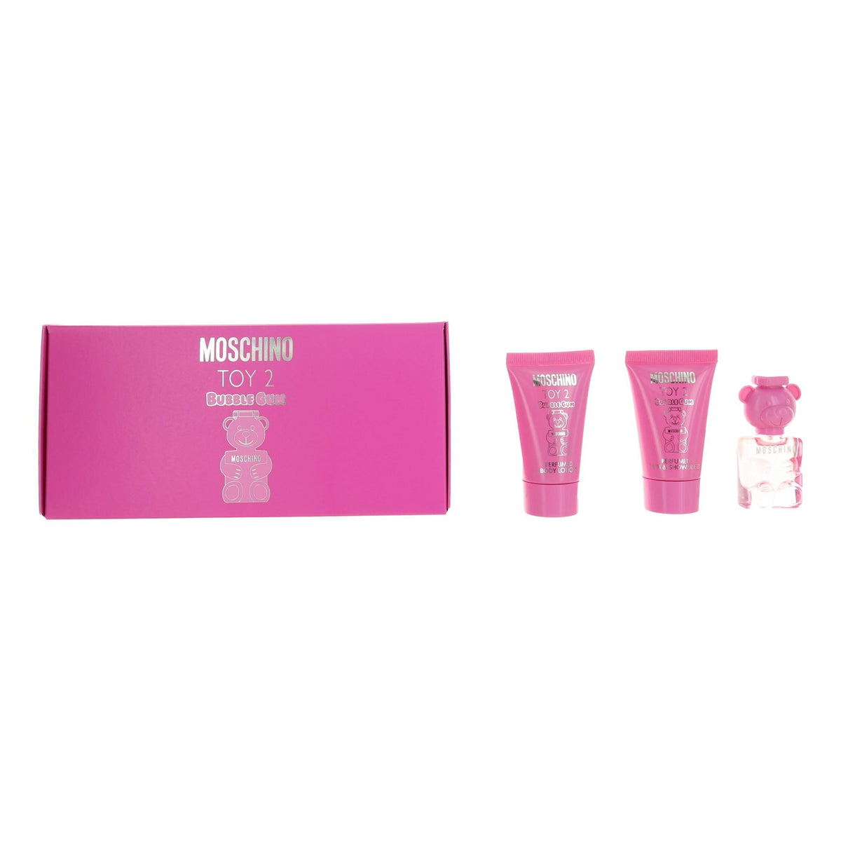 Moschino Toy 2 Bubble Gum by Moshino, 3 Piece Mini Set for Women - Pertinacia Perfume