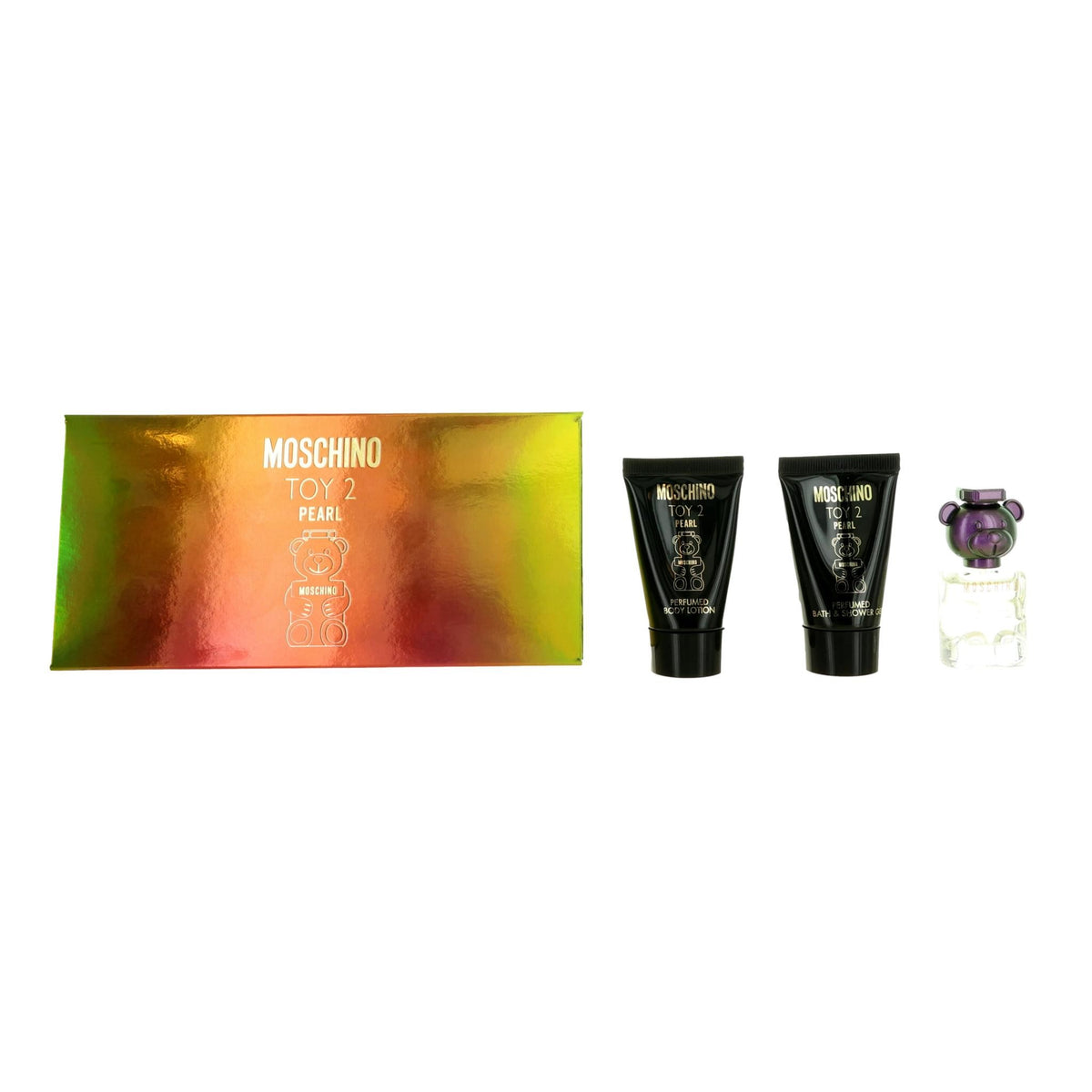 Moschino Toy 2 Pearl by Moschino, 3 Piece Mini Set for Unisex - Pertinacia Perfume
