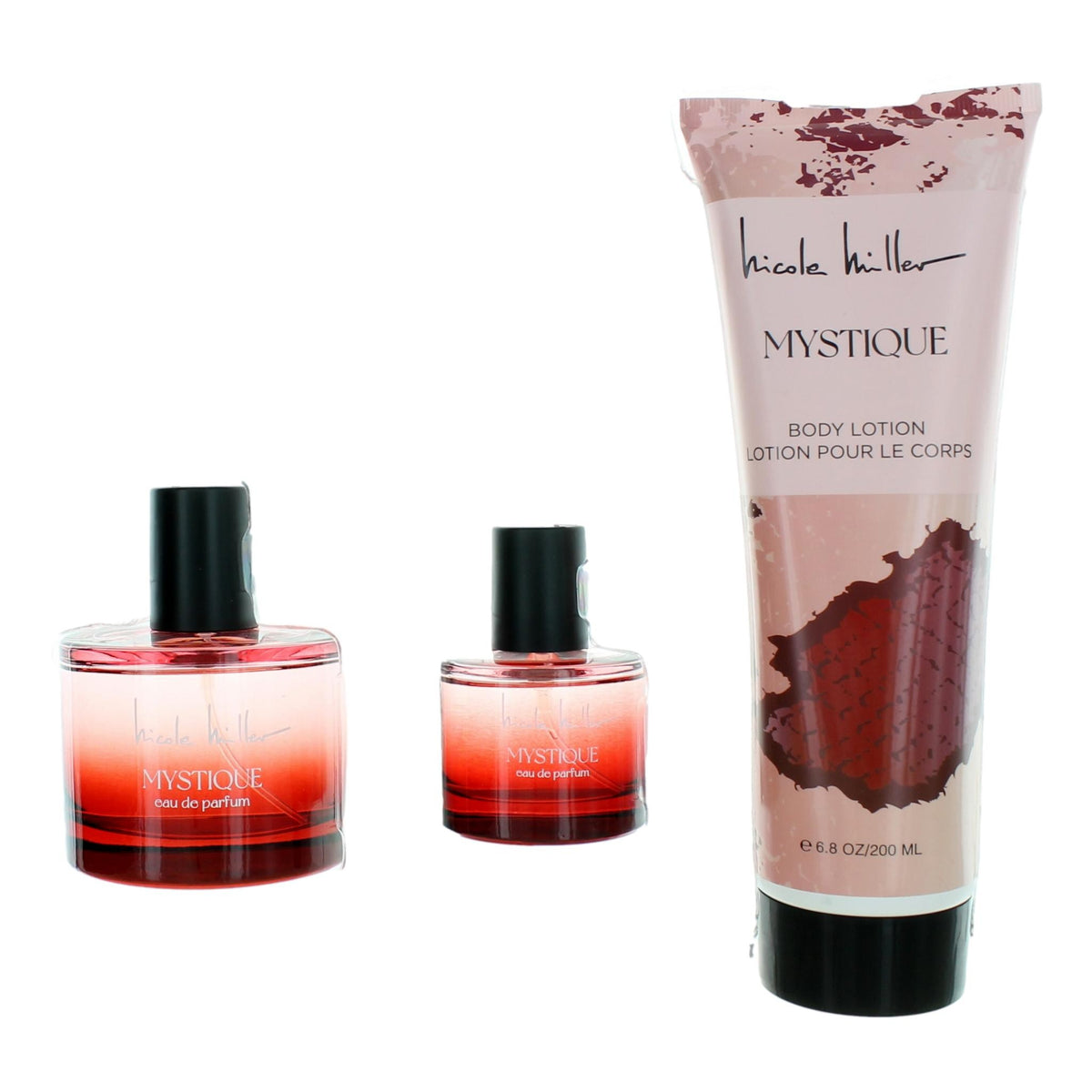 Mystique by Nicole Miller, 3 Piece Gift Set for Women - Pertinacia Perfume