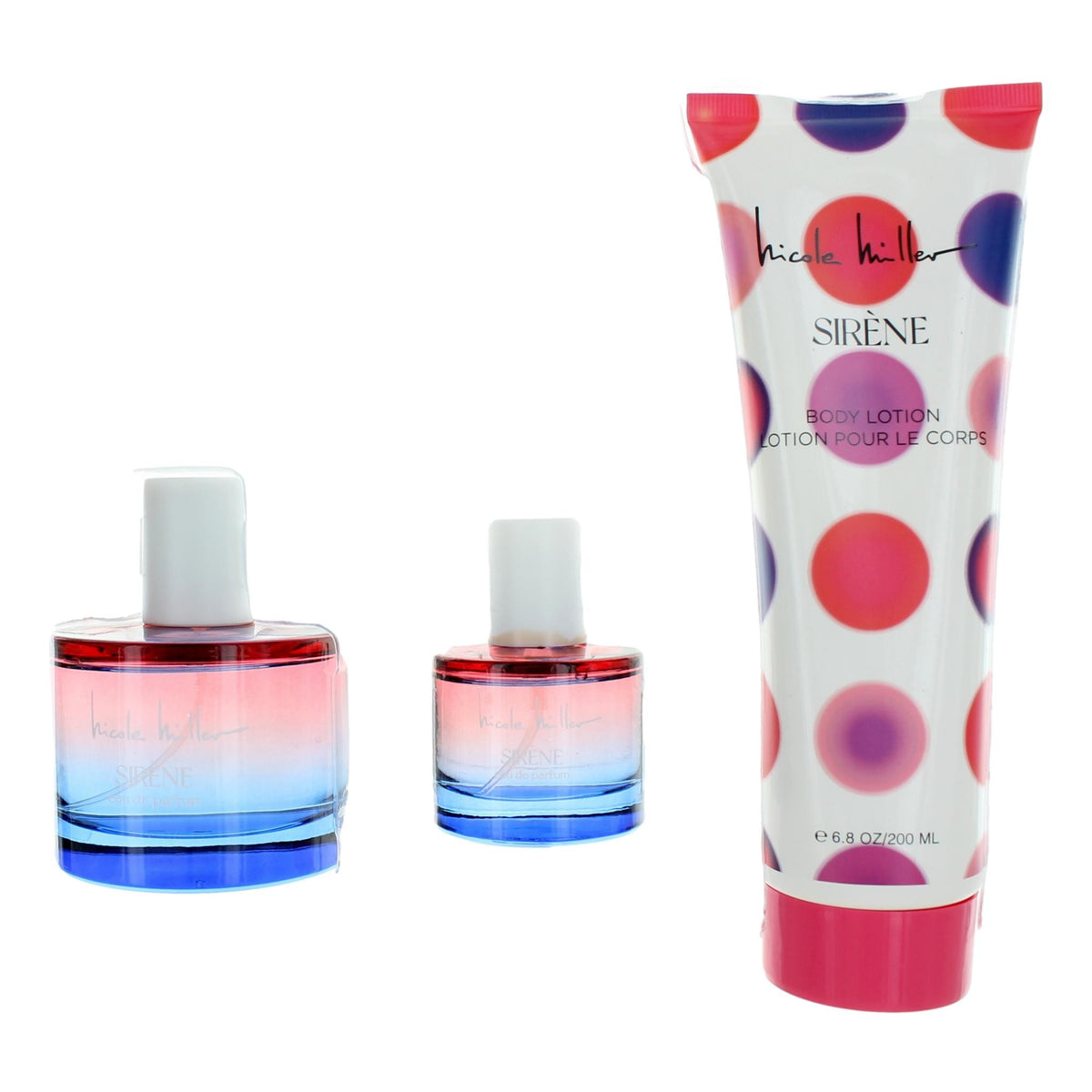 Sirene by Nicole Miller, 3 Piece Gift Set for Women - Pertinacia Perfume