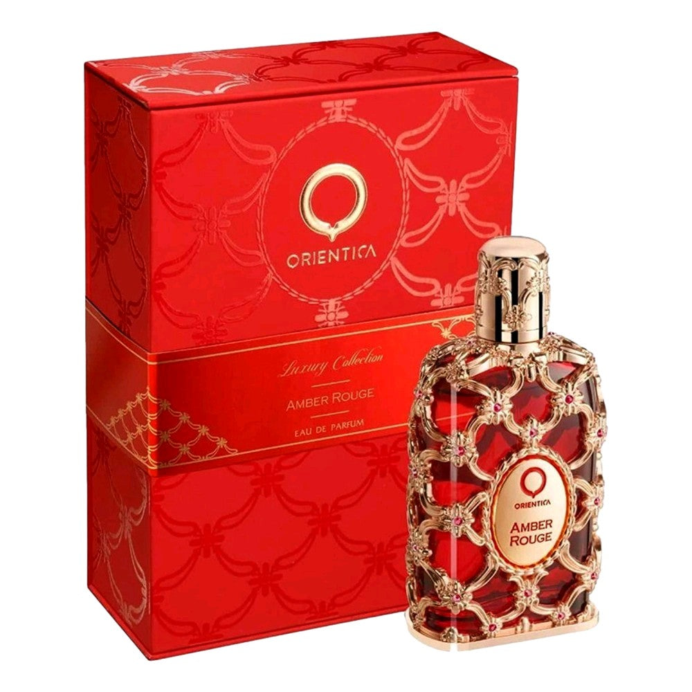 Amber Rouge by Orientica, 2.7 oz EDP Spray for Unisex - Pertinacia Perfume