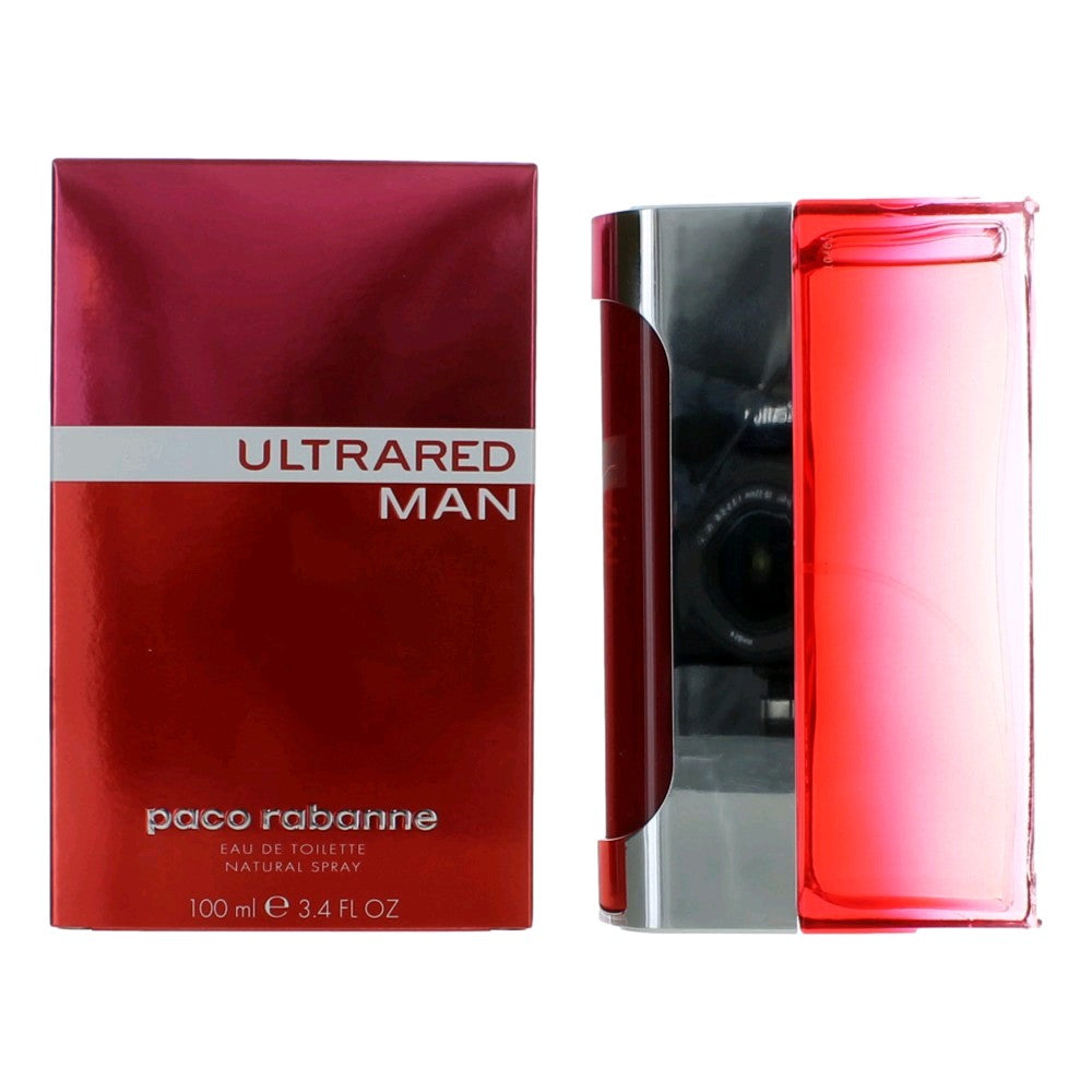 Ultrared by Paco Rabanne, 3.4 oz EDT Spray for Men - Pertinacia Perfume