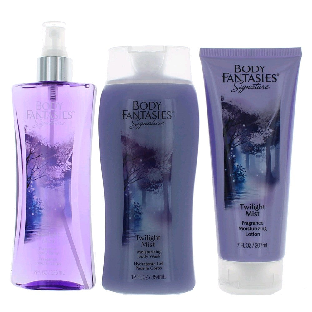 Twilight Mist by Body Fantasies, 3 Piece Set for Women - Pertinacia Perfume