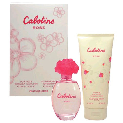 Cabotine Rose by Parfums Gres, 2 Piece Gift Set for Women - Pertinacia Perfume