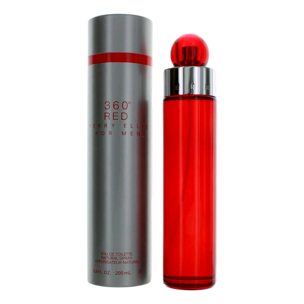 Perry Ellis 360 Red by Perry Ellis, 6.8 oz EDT Spray for Men - Pertinacia Perfume