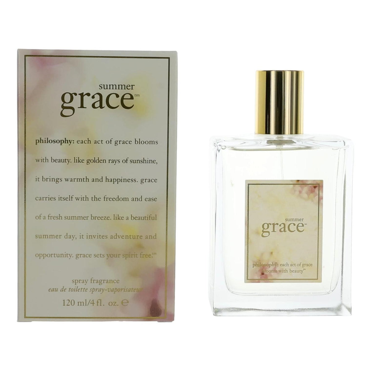 Summer Grace by Philosophy, 4 oz EDT Spray for Women - Pertinacia Perfume