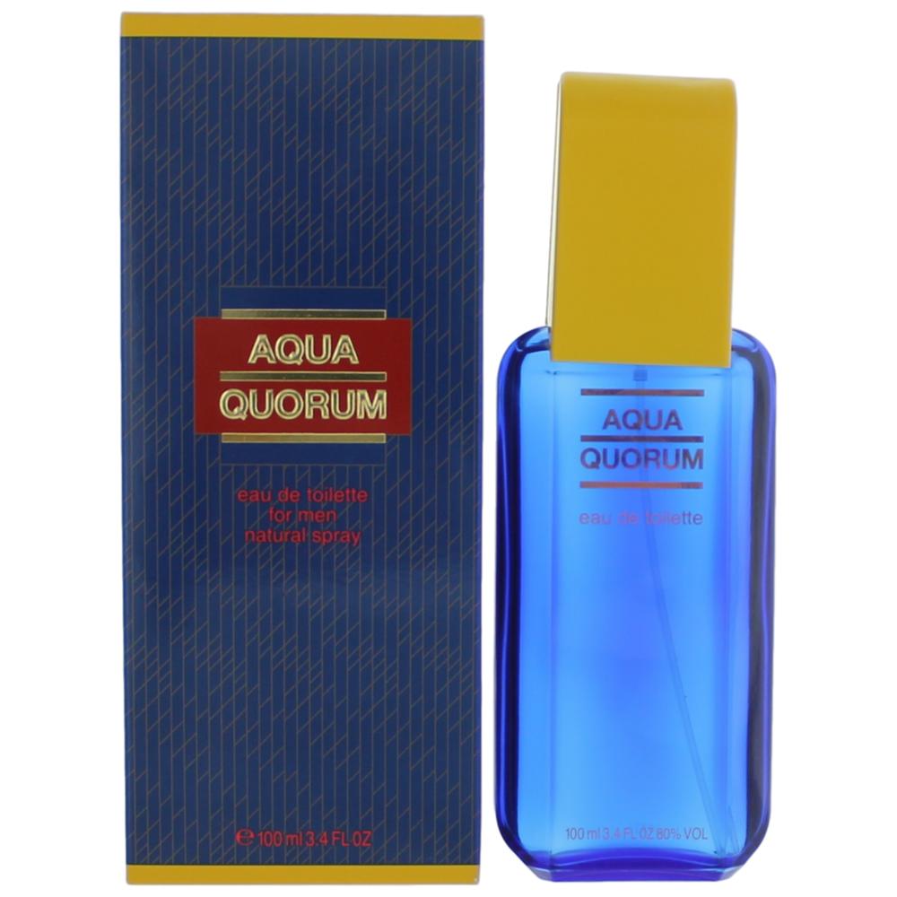 Aqua Quorum by Puig, 3.4 oz EDT Spray for Men - Pertinacia Perfume