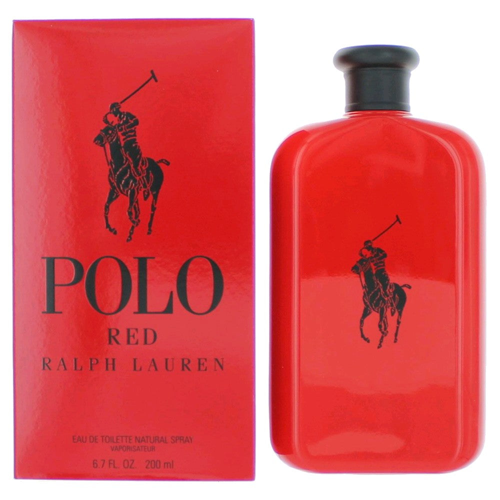 Polo Red by Ralph Lauren, 6.7 oz EDT Spray for Men - Pertinacia Perfume