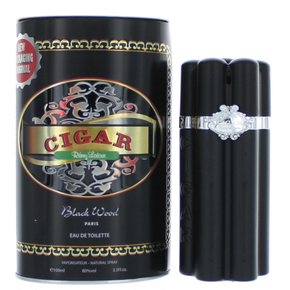 Cigar Black Wood by Remy Latour, 3.3 oz EDT Spray for Men - Pertinacia Perfume
