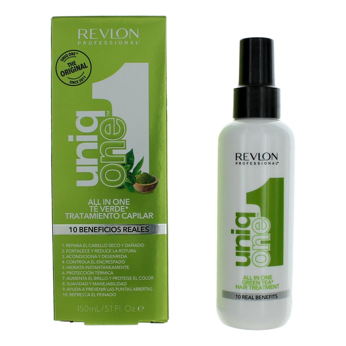UniqOne All In One Green Tea Hair Treatment by Revlon, 5.1oz Hair Treatment - Pertinacia Perfume