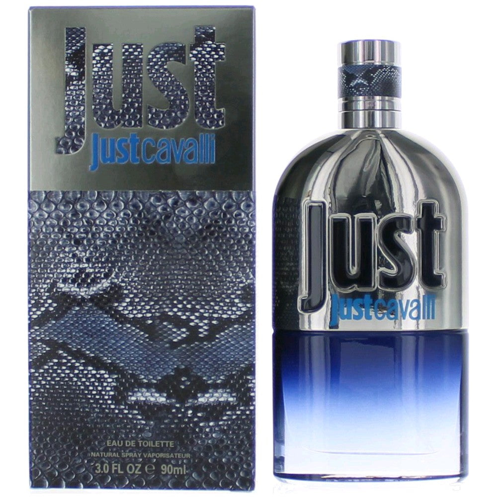 Just Cavalli New by Roberto Cavalli, 3 oz EDT Spray for Men - Pertinacia Perfume