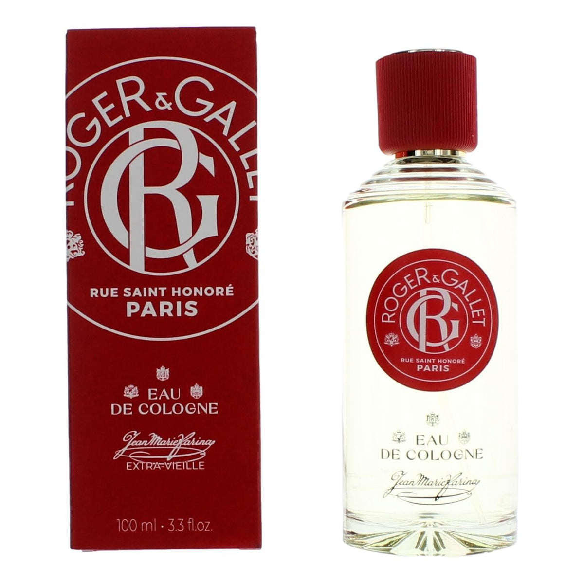 Roger & Gallet Jean Marie Farina, 3.3oz Eau De Cologne Spray for Unisex - Pertinacia Perfume