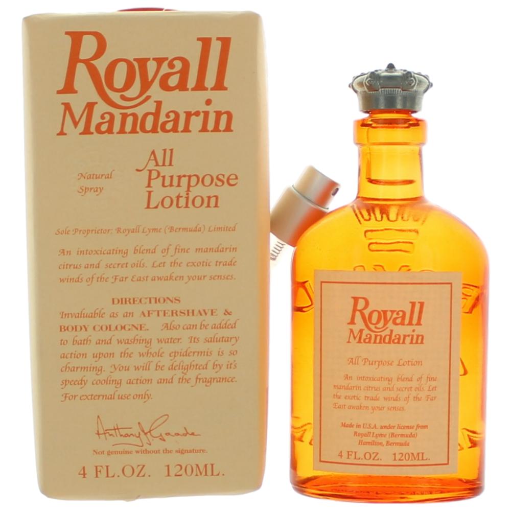 Royall Mandarin by Royall Fragrances, 4 oz All Purpose Lotion for Men - Pertinacia Perfume