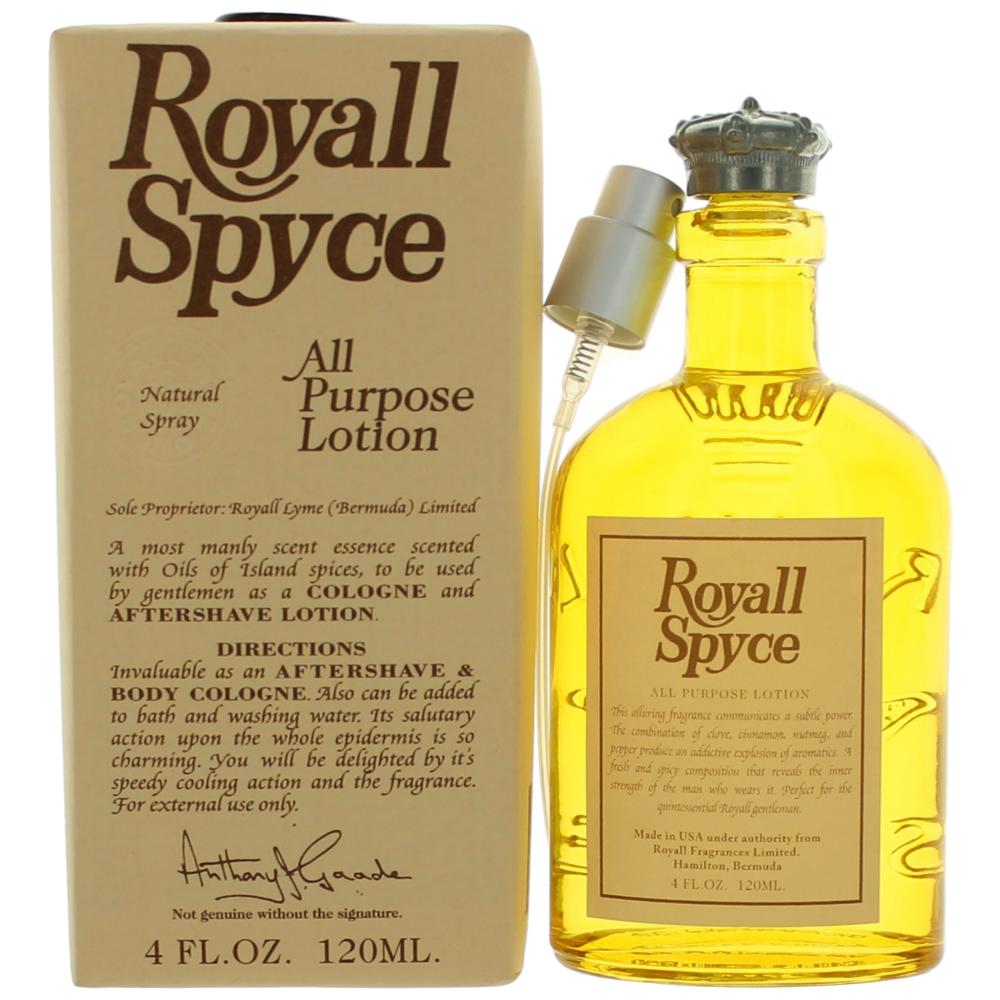 Royall Spyce by Royall Fragrances, 4 oz All Purpose Lotion Spray men - Pertinacia Perfume