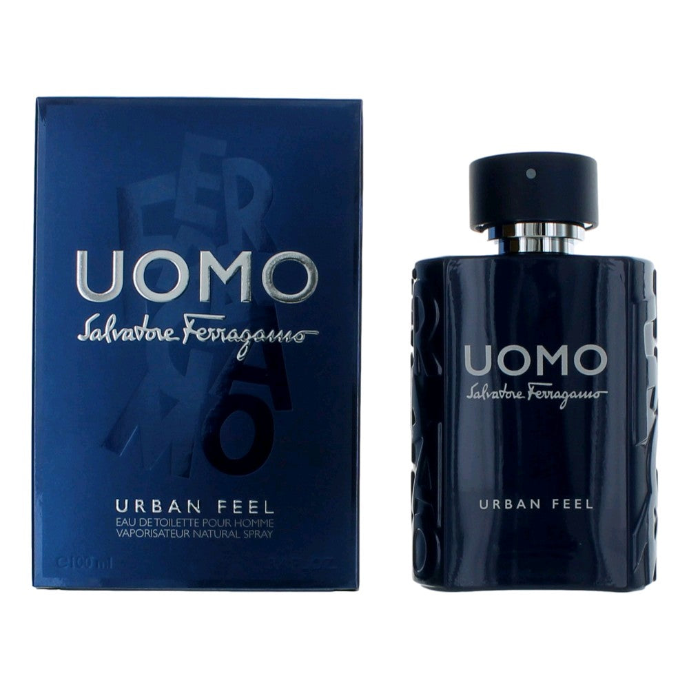 Uomo Urban Feel by Salvatore Ferragamo, 3.4 oz EDT Spray for Men - Pertinacia Perfume