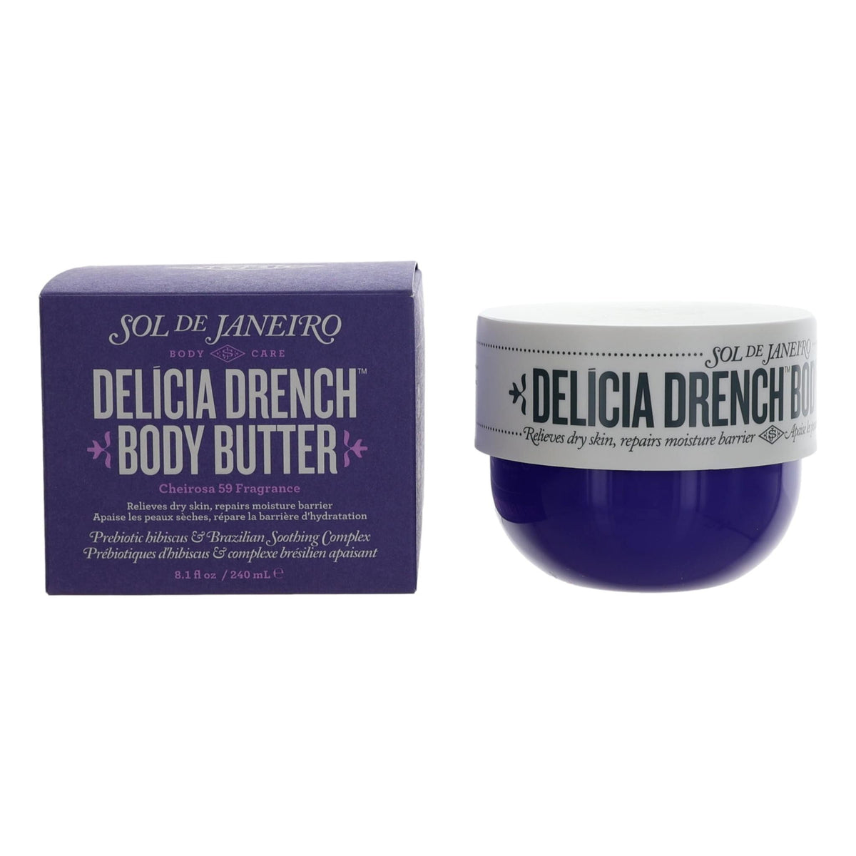 Delicia Drench by Sol De Janeiro, 8 oz Body Butter - Pertinacia Perfume