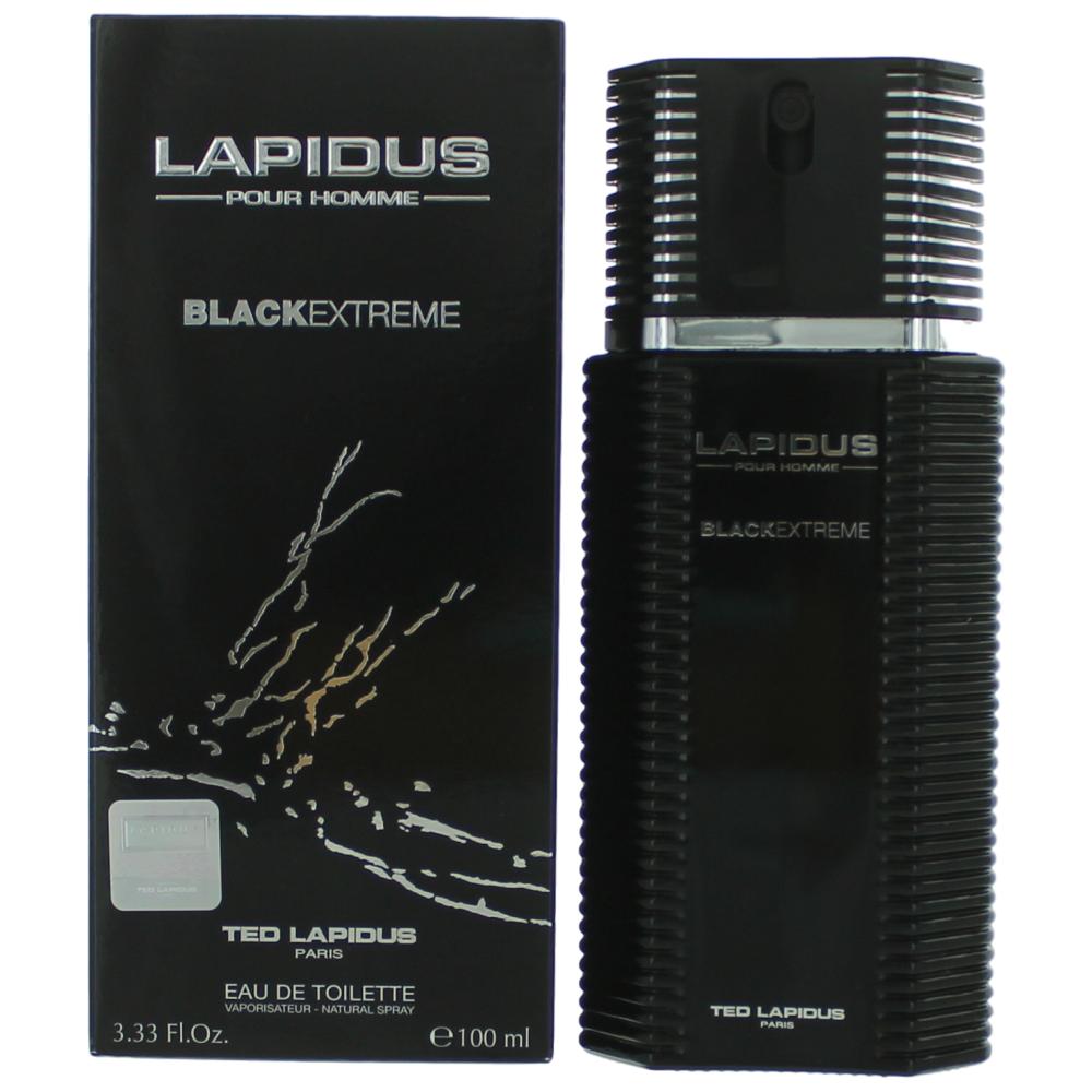 Lapidus Black Extreme by Ted Lapidus, 3.3 oz EDT Spray for Men - Pertinacia Perfume