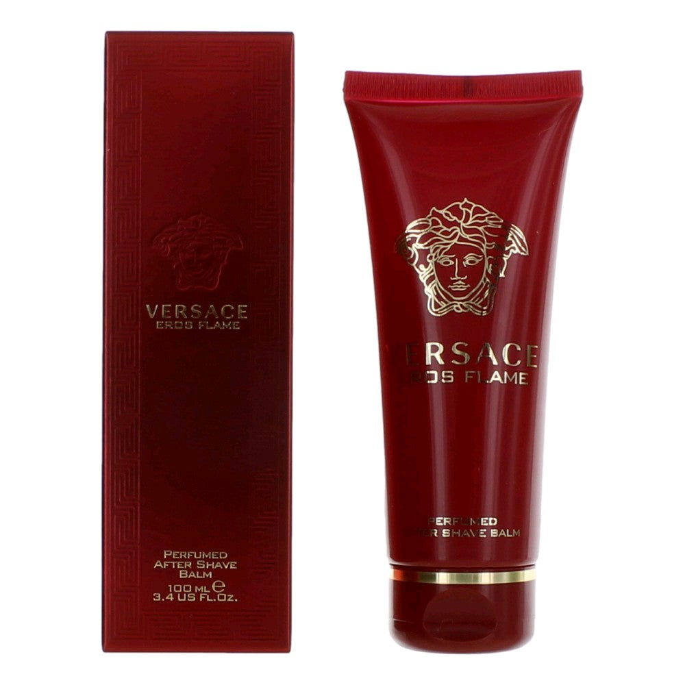 Eros Flame by Versace, 3.4 oz After Shave Balm for Men - Pertinacia Perfume