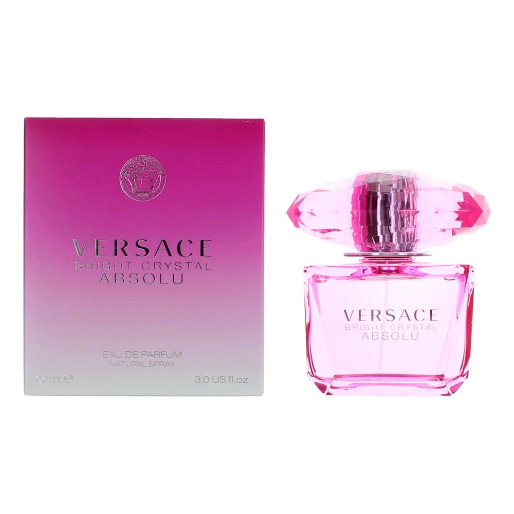 Versace Bright Crystal Absolu by Versace, 3 oz EDP Spray for Women - Pertinacia Perfume