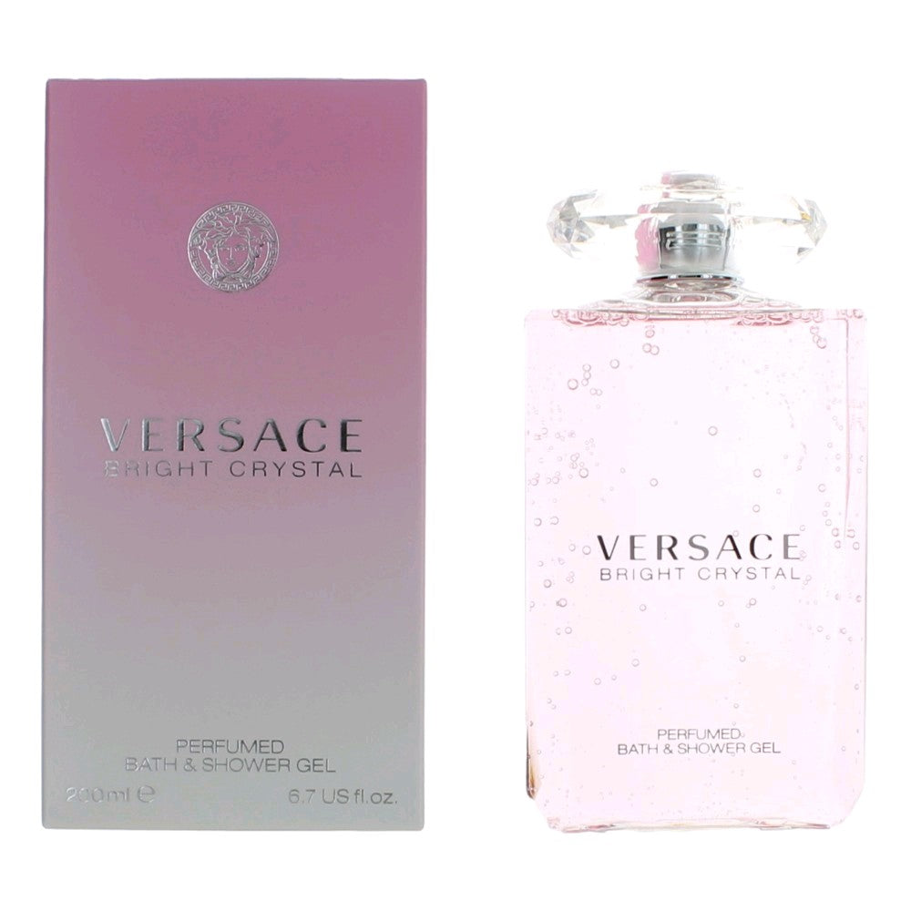 Versace Bright Crystal by Versace, 6.7oz Perfumed Bath & Shower Gel women - Pertinacia Perfume
