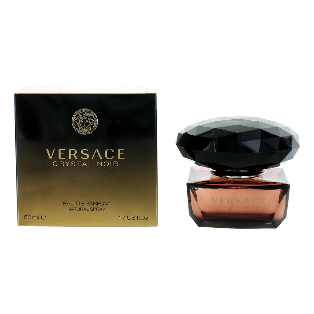 Versace Crystal Noir by Versace, 1.7 oz EDP Spray for Women - Pertinacia Perfume