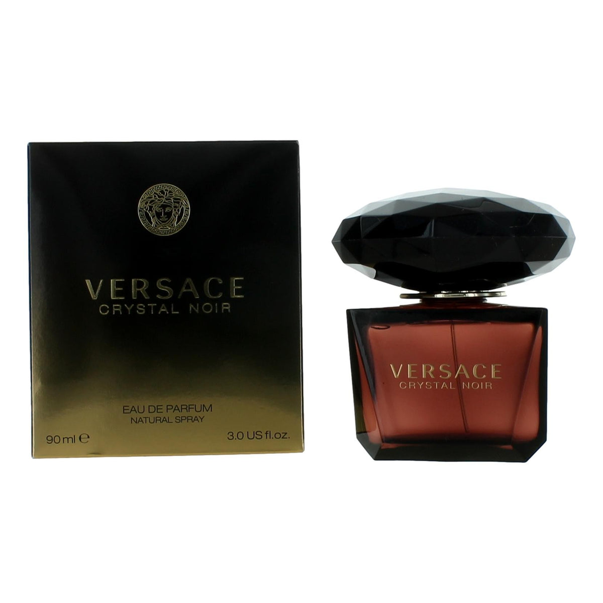 Versace Crystal Noir by Versace, 3 oz EDP Spray for Women - Pertinacia Perfume