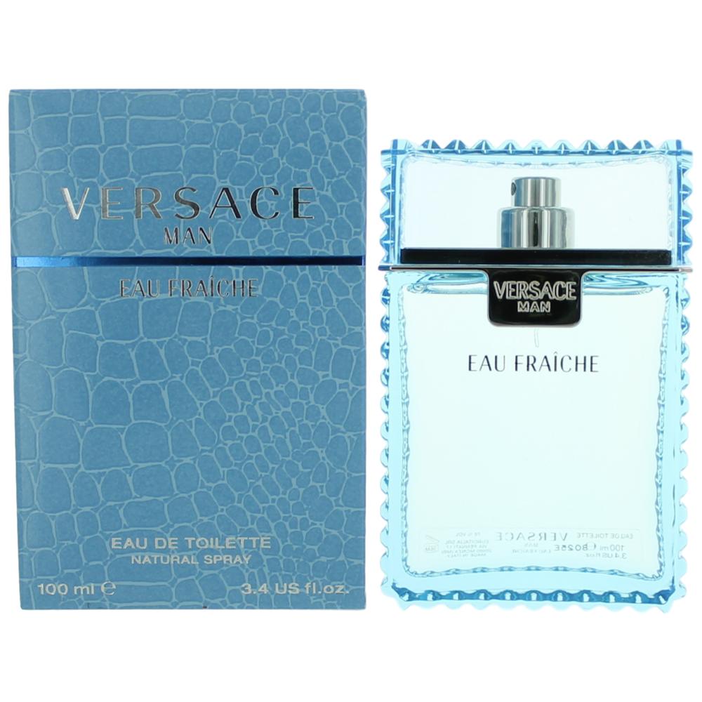 Versace Man Eau Fraiche by Versace, 3.4 oz EDT Spray for Men - Pertinacia Perfume