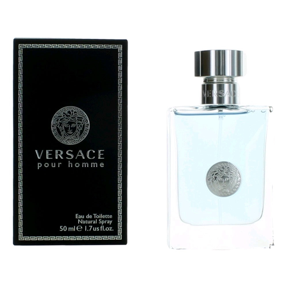 Versace Pour Homme by Versace, 1.7 oz EDT Spray for Men - Pertinacia Perfume
