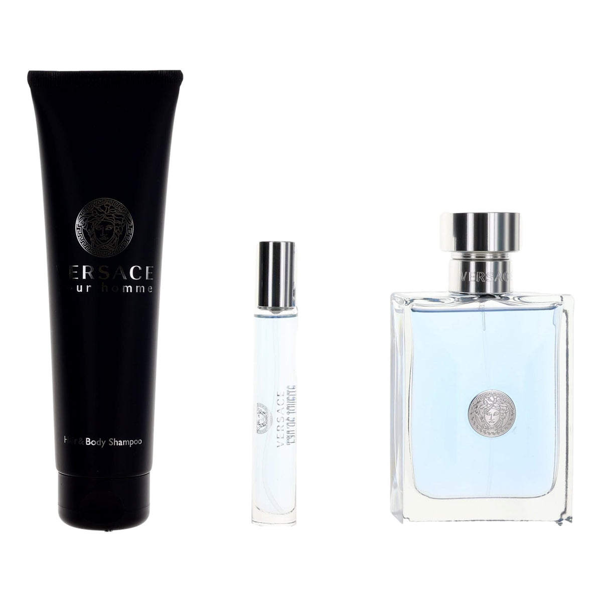 Versace Pour Homme by Versace, 3 Piece Gift Set for Men - Pertinacia Perfume