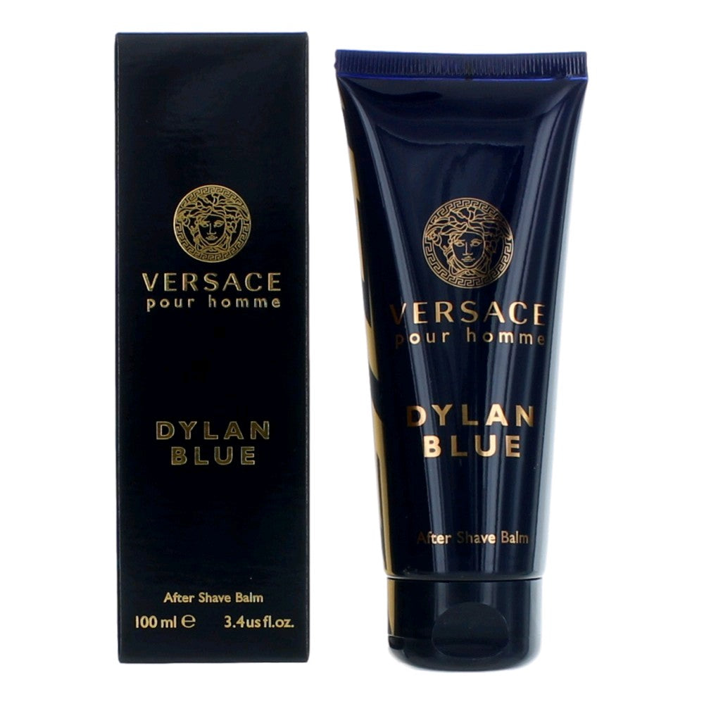 Versace Pour Homme Dylan Blue by Versace, 3.4 oz After Shave Balm men - Pertinacia Perfume