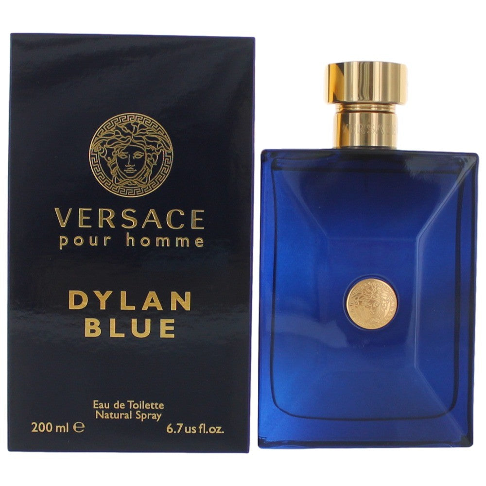 Versace Pour Homme Dylan Blue by Versace, 6.7 oz EDT Spray for Men - Pertinacia Perfume
