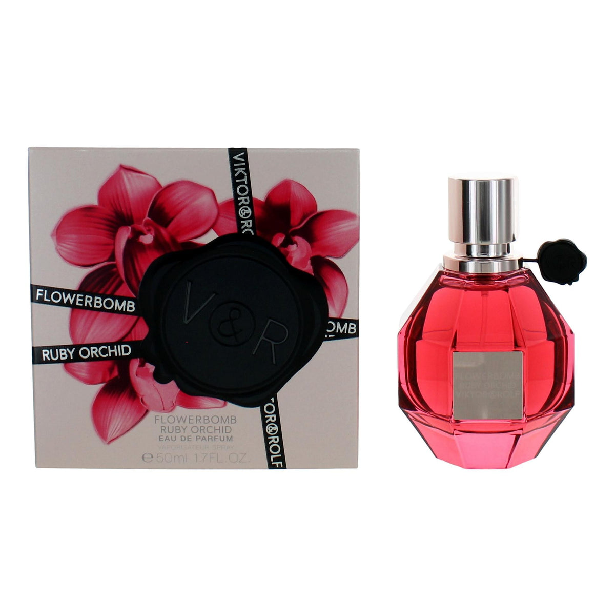 Flowerbomb Ruby Orchid by Viktor & Rolf, 1.7 oz EDP Spray for Women - Pertinacia Perfume